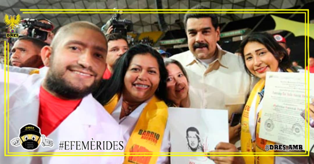 #Efemérides 📆| Cada #3Dic se celebra el Día Internacional del Médico. Hoy más que nunca expresamos nuestra más sincera felicitación y apoyo a los médicos que cada día dan lo mejor de sí mismos. #Felicidades
#VamosVenezuela https://t.co/Bun1yGRoHD