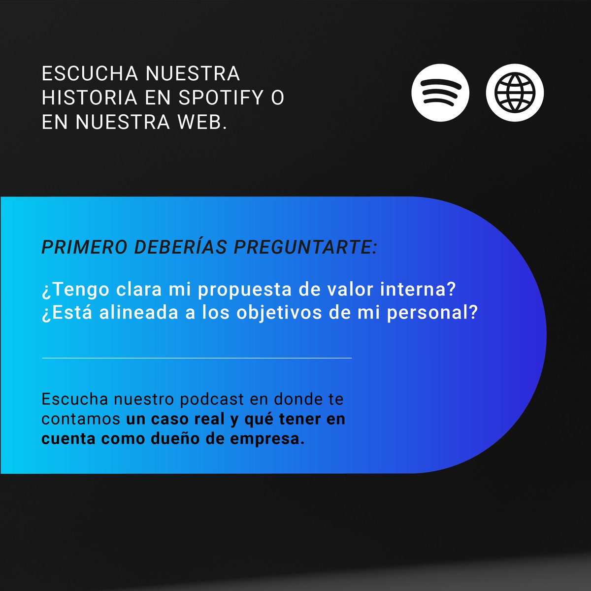 ArchGroup_'s tweet photo. Les compartimos otro de nuestros #SecretosDeExpansión sobre qué hacer si alguien busca captar el talento de tu equipo!!

Escucha el podcast #12 en Spotify

👉 https://t.co/ZzZ7IPKigO 👈 https://t.co/l2xEbGB3Jl