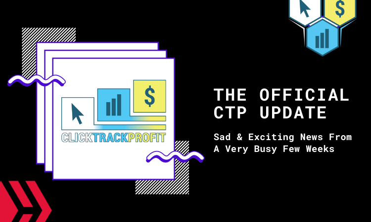 Sad &amp; Exciting News...It's been a crazy few weeks in the CTP Tribe on #hive 

peakd.com/hive-119826/@c…

#blockchain #entrepreneurship