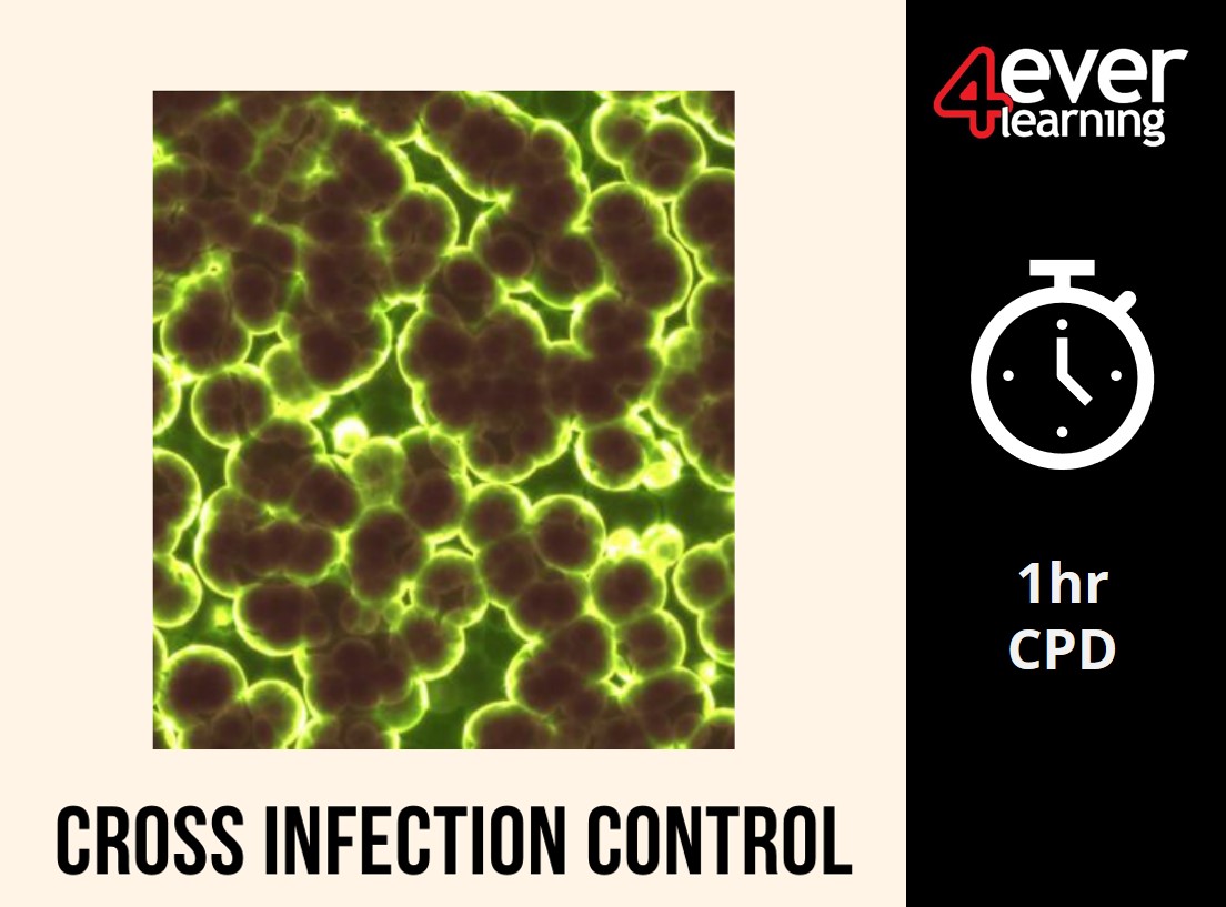 Re-issued for 2020-21: Our "Cross Infection Control in the Dental Practice" course covers the legislation &amp; practices relevant to #dentistry, is valid for 1hr #CPD and recommended for the whole dental team.👩‍⚕️🪥🦷👨‍⚕️
Enrol today at 4everlearning.com