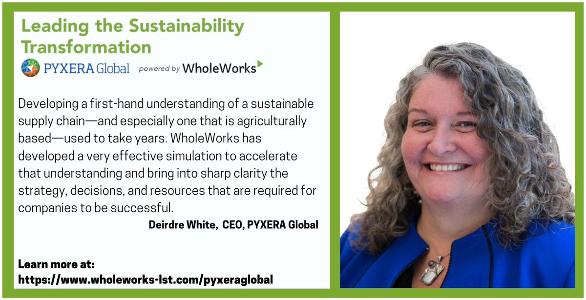 WholeWorksBiz's tweet image. Sign up for our January cohort today: wholeworks-lst.com/pyxeraglobal

#LSTprogram #sustainablebusiness #sustainability #certificateprogram #professionaldevelopment