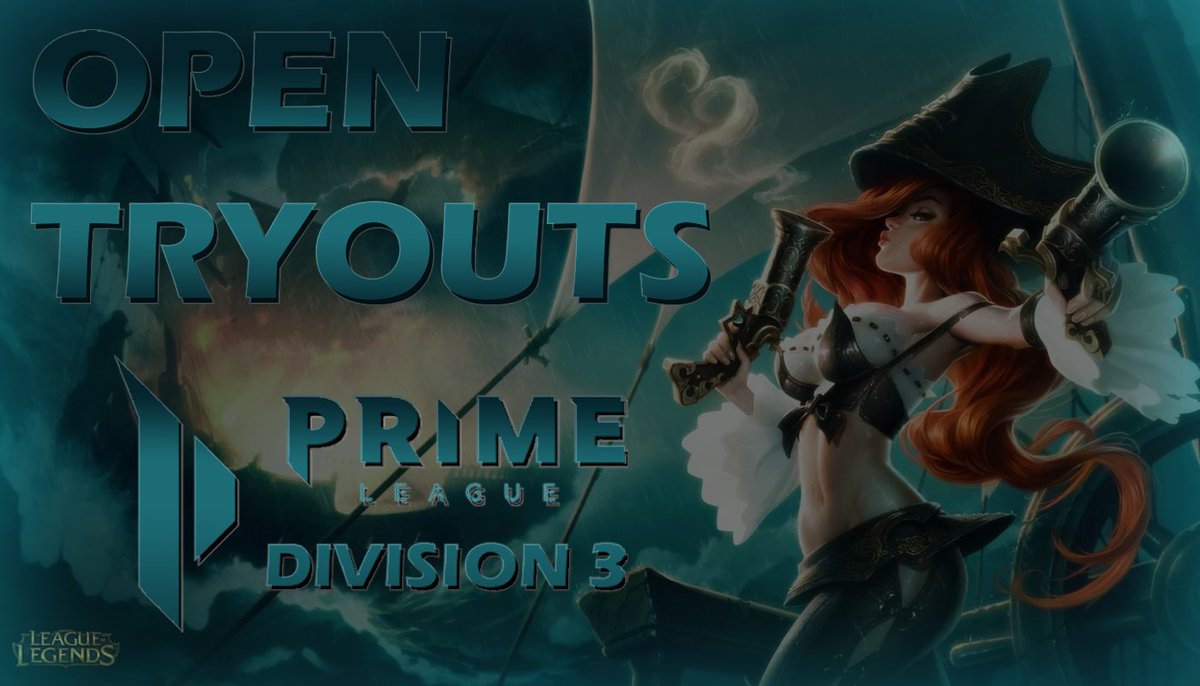 Footprint_GG's tweet photo. --- OPEN TRYOUTS ---

For our next split of the @PrimeLeague we are starting open tryouts. We offer a paid spot!

Our requirements:
-D1+
-preferably DACH residency
-competitive experience

📭 Our DM's are open! 
Retweets are appreciated!

#FPGWIN #LeagueOfLegends https://t.co/OGbX8dcvHy