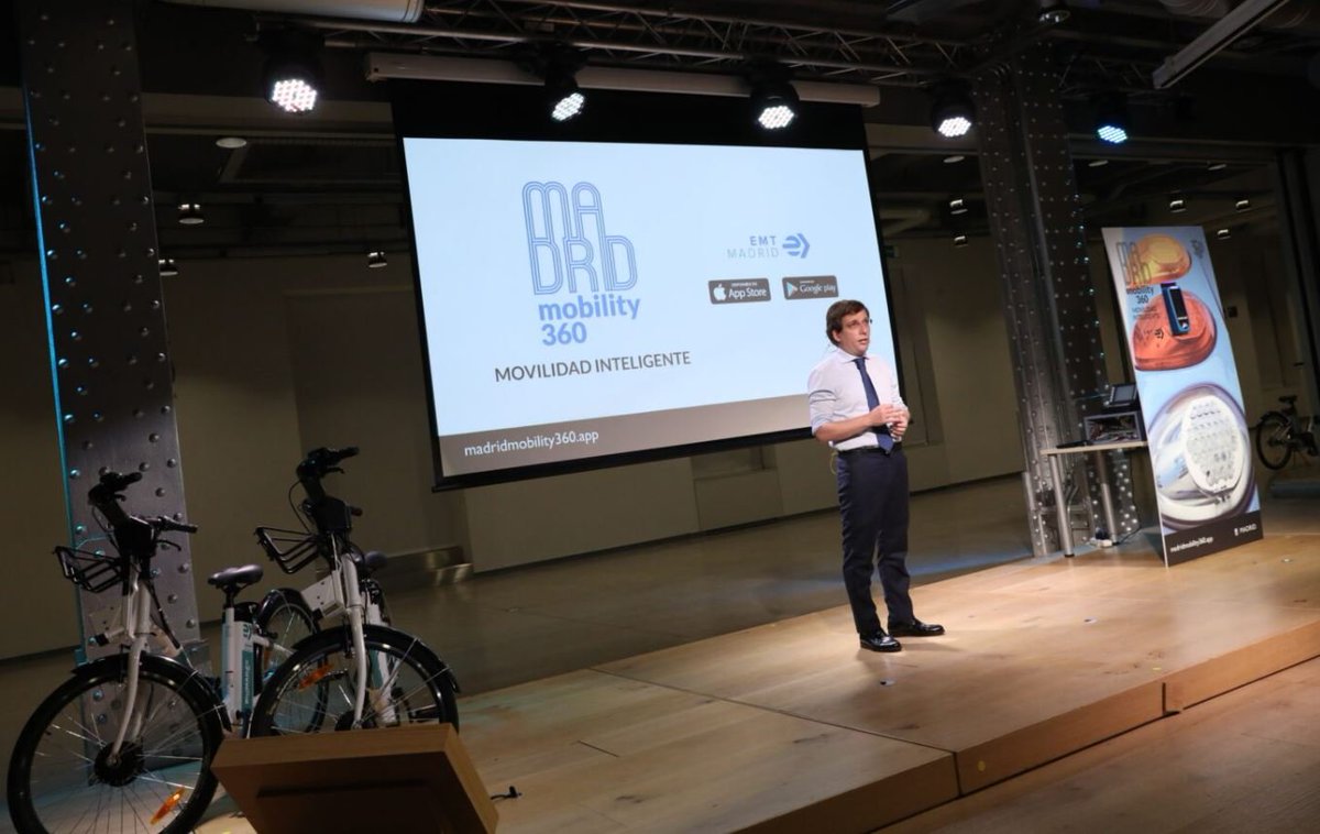 inetum_es's tweet photo. Presentado Madrid Mobility 360 para fomentar la movilidad sostenible de la @EMTmadrid.
Estamos muy orgullosos de haber participado en el desarrollo de esta plataforma. Gracias a EMT Madrid por la confianza y enhorabuena a nuestro equipo de #liveMobility.
https://t.co/FVVkQrD8Be https://t.co/QTjJP3Kshs