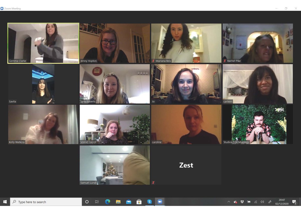 ConnectPsychS's tweet photo. Last night we held a virtual team Christmas Cocktail Making class for Connect Psychological Services associates. Thank you to Kelly who suggested we meet virtually when we could not meet in person. Not everyone could make it, but thank you to those who could attend. https://t.co/O8q1oVa8XN