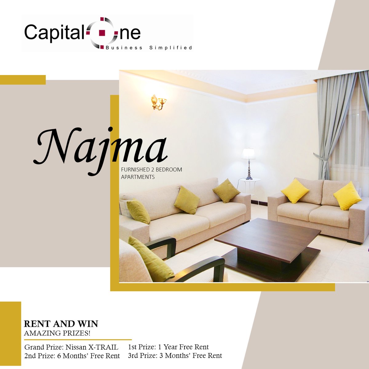 capitaloneqa's tweet photo. Ample Space and a very homey 2BHK Fully Furnished Apartment located in Najma area.

Sales Executive:
Mr. Sunil - (+974) 50899555
Mr. Nidhin - (+974) 50699444
Mr. Amine - (+974) 50899444
Mr. Azif - (+974) 50899333
Mr. Shaheen - (+974) 50699333

#doha #Qatar #Qatar2022 https://t.co/WlhtUColx4