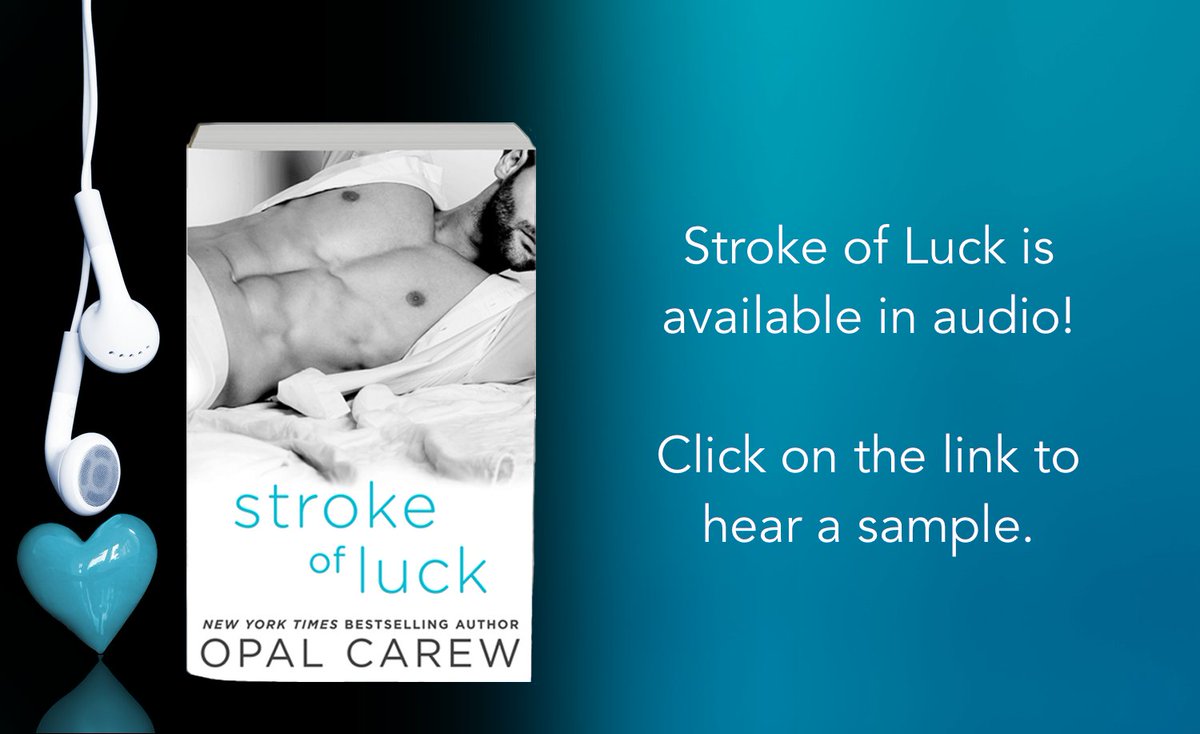 My new release Stroke of Luck is available in audio! Listen to a sample. 🎧

ow.ly/ivbP50CBhwO

#audiobooks #audio #romancenovel @SMPRomance