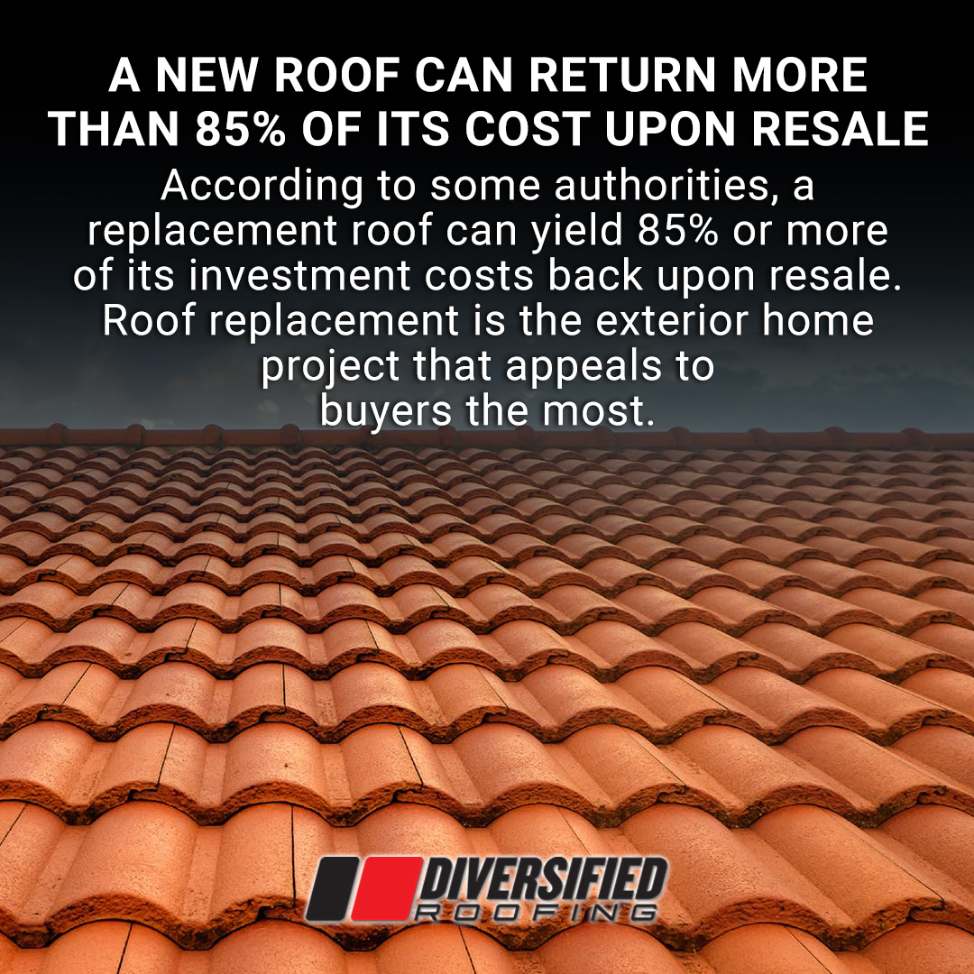 Keep this in mind if you’re worried about the initial costs of installing a new roof. #RoofingFacts #RoofReplacement