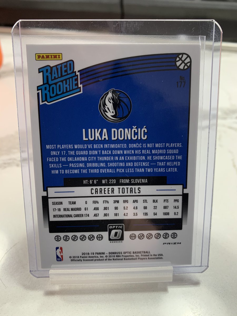 SaratogaSlabs's tweet photo. 2018 Luka Doncic Optic Shock Rookie

$250 shipped

This will not gem based on surface which these are hard to gem anyway

@HobbyConnector https://t.co/ZzLonoX1jY
