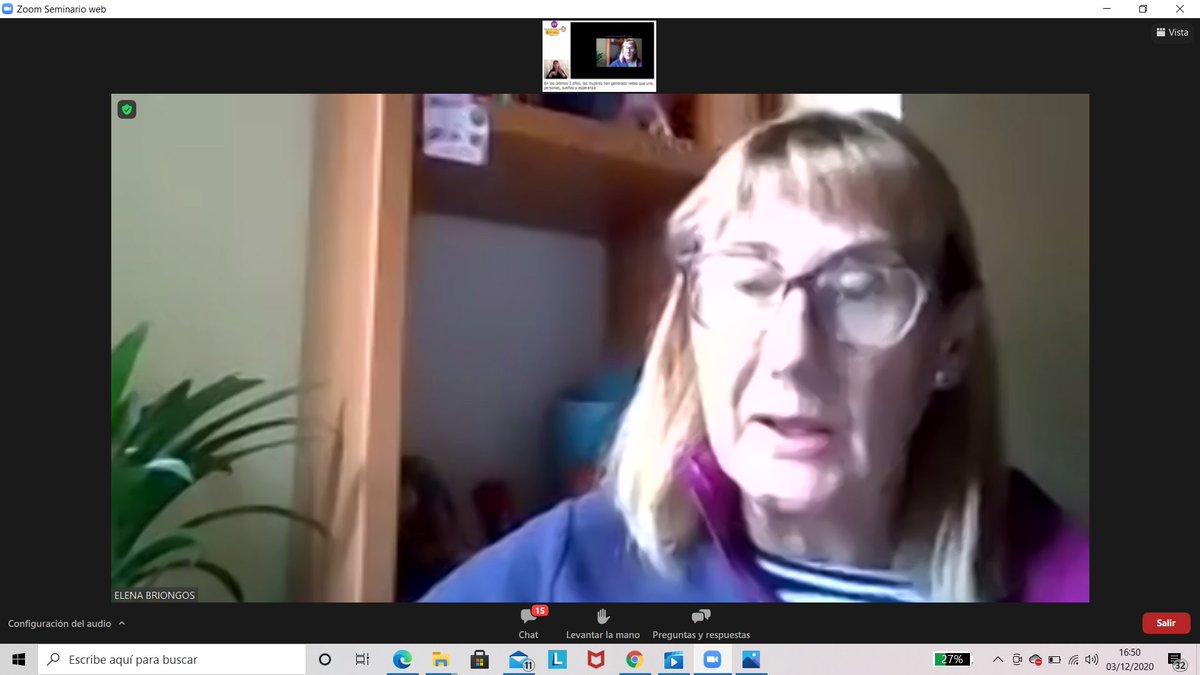 💪💪Hoy nuestra presidenta Elena Briongos Rica ha elevado la voz #femenina de la salud mental, en el  IV Foro Social de Mujeres y Niñas con Discapacidad, organizado por la <a href="/FCermiMujeres/">Fundación CERMI Mujeres</a> cutt.ly/ChvrJql