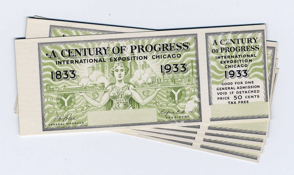 Lakeside Press was an imprint of RR Donnelley & Sons, which grew into one of the largest commercial printers in the world. It was also the official printer of the 1933 Century of Progress world's fair.  https://en.wikipedia.org/wiki/RR_Donnelley