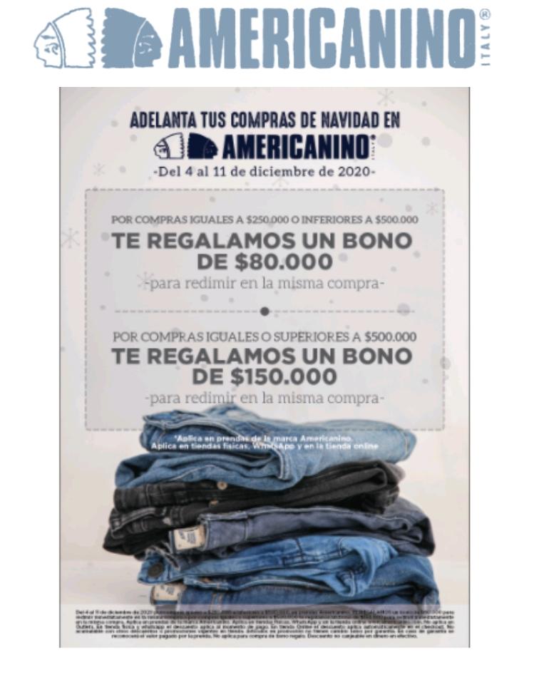 unicentrocucuta's tweet photo. Adelanta tus compras en navidad con #americanino de #UnicentroCúcuta del 4 al 11 de diciembre de 2020. ¡Visítanos! https://t.co/iF5BosQihA
