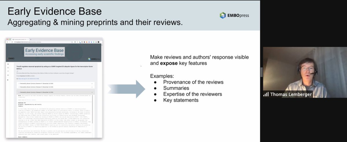 ASAPbio_'s tweet photo. ‘Reviews are no longer only for the authors and the editors, but also for the readers’ @tlemberger reports on EMBO’s Early Evidence Base platform https://t.co/W2qAoSY1Dv
#PreprintSprint https://t.co/80Z42yWXwS