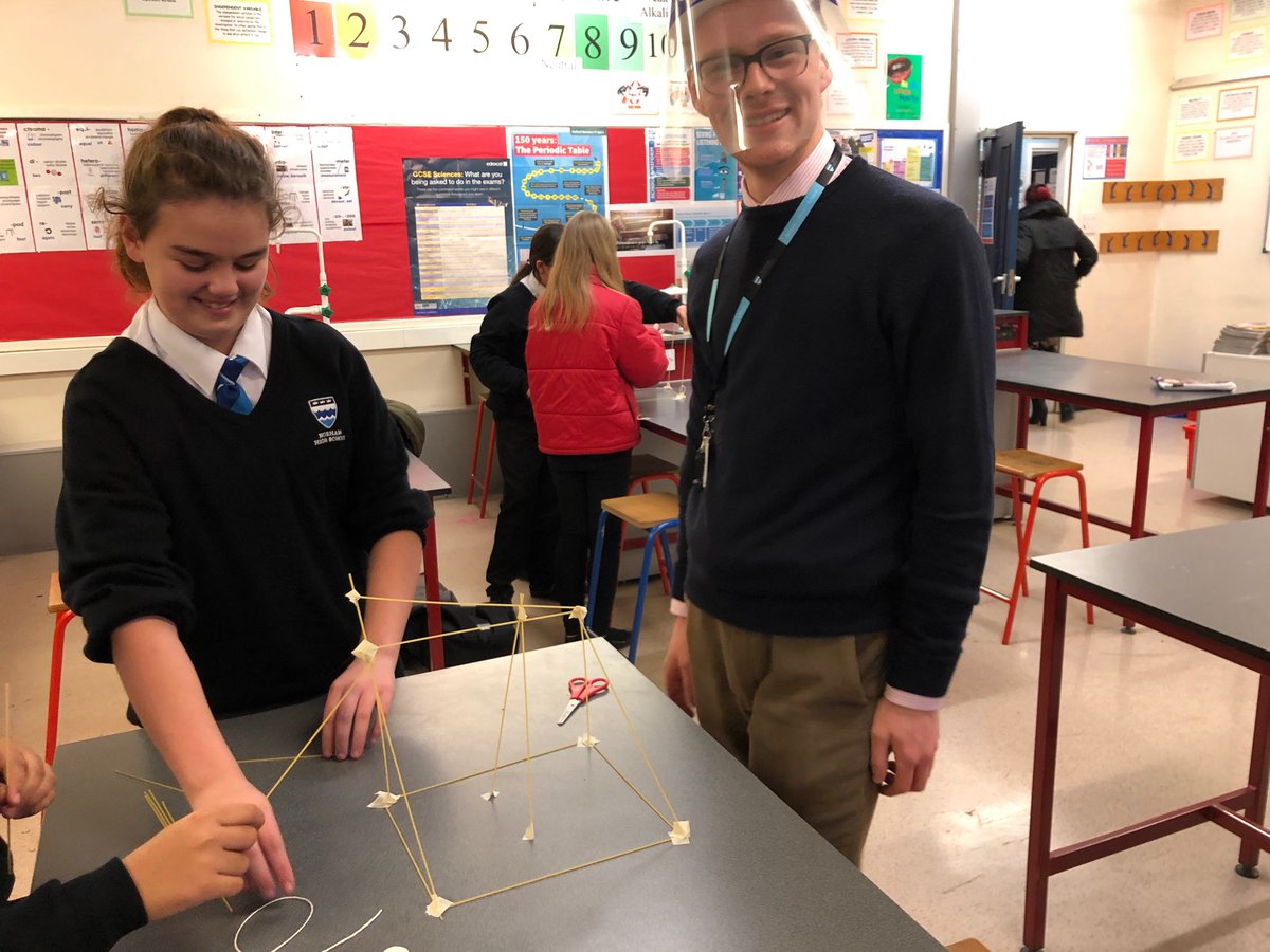 NorhamScience's tweet image. STEM club loving the spaghetti tower challenge! @norhamhigh