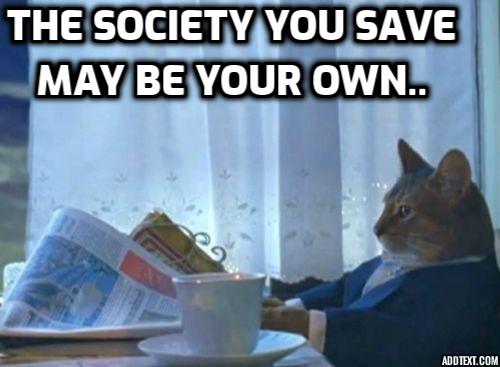 suddenly, these were always the aims. "look, oceania has always been at war with eastasia..."those brainwashed by repetition and addled by relentless fear narratives squander their liberty to try to buy safety.we knew this 200 or 2000 years ago.remember it now.