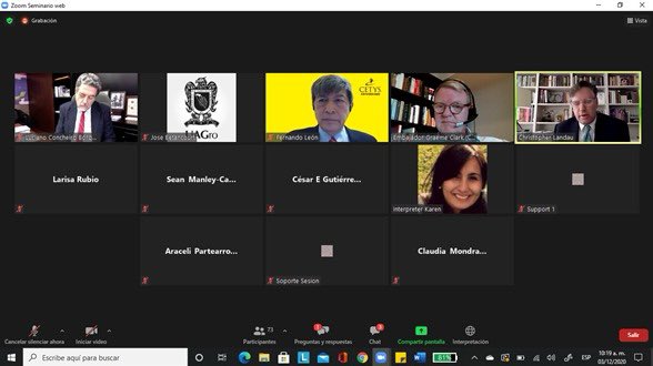 jbetancourtv's tweet photo. Con la presencia de los Embajadores de 🇺🇸 y 🇨🇦 @USAmbMex @GClark_CA y el Subsrio @LucianoConchier inicia el panel: Cooperación en Norteamérica para la Educación Superior en el marco de la #ConferenciaAnual2020 #CONAHEC #AMPEI orgullosamente representando a la @UAGro_MX https://t.co/KXzl2vocvX