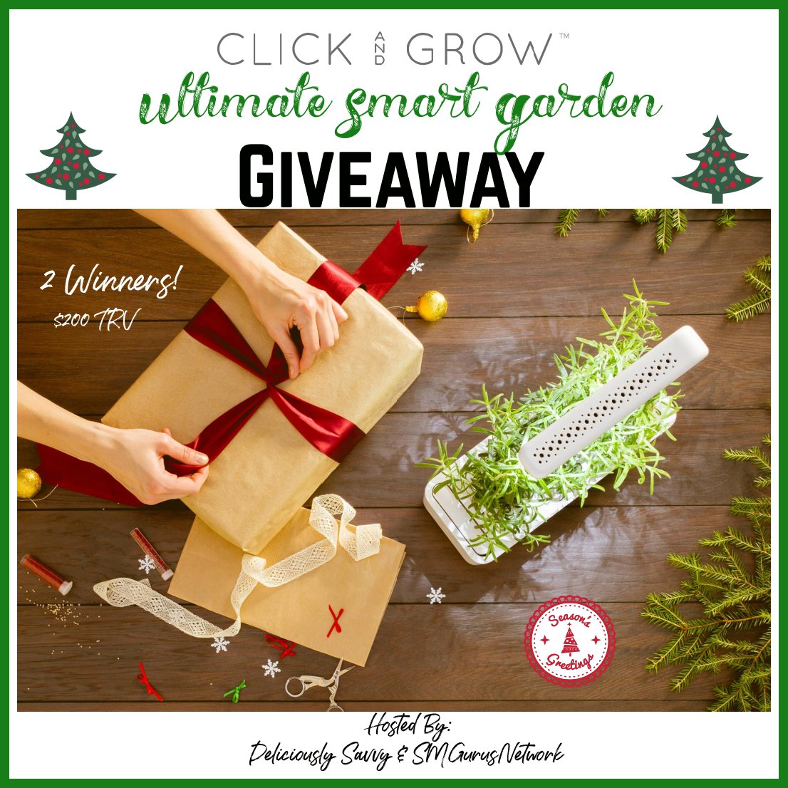 🎉Enter To Win The @ClickandGrow🌿Ultimate Smart Garden Giveaway! (2 Winners ~ $200 TRV) Ends 12/31
#HolidayGiftGuide2020🎁
*
Enter Today👉 deliciouslysavvy.com/click-and-grow… via <a href="/DeliciouslySavv/">Deliciously Savvy</a>