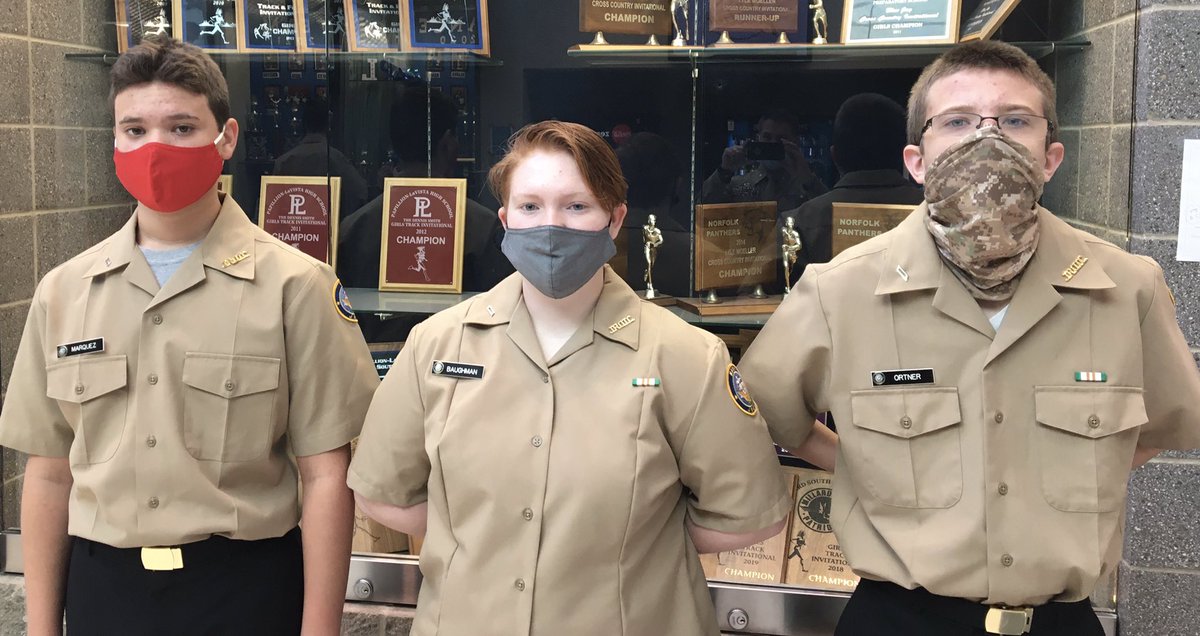 PLSNJROTC's tweet photo. We are Celebrating Success in the NJROTC program today! These Cadet’s earned promotions &amp; awards for their outstanding performance in athletics and marksmanship. https://t.co/IEdE2eC1xM