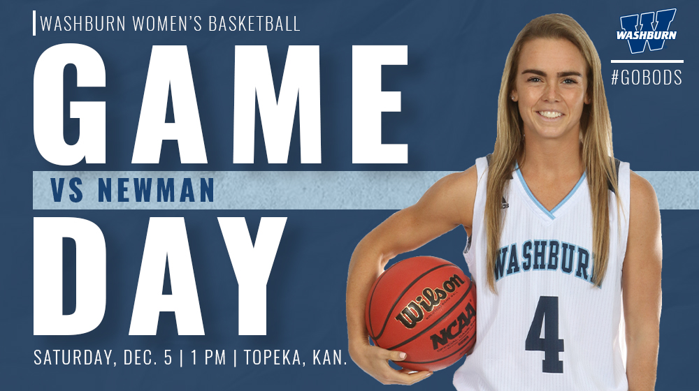 Washburn hosts Newman this afternoon in Lee Arena to close out the week. #GoBods 

🆚 | Newman Jets
📍 | Topeka, Kan.
⌚ | 1 pm
📊 | bit.ly/WBBlivestats
📻 | bit.ly/WU_Radio
📺 | bit.ly/MIAANetwork