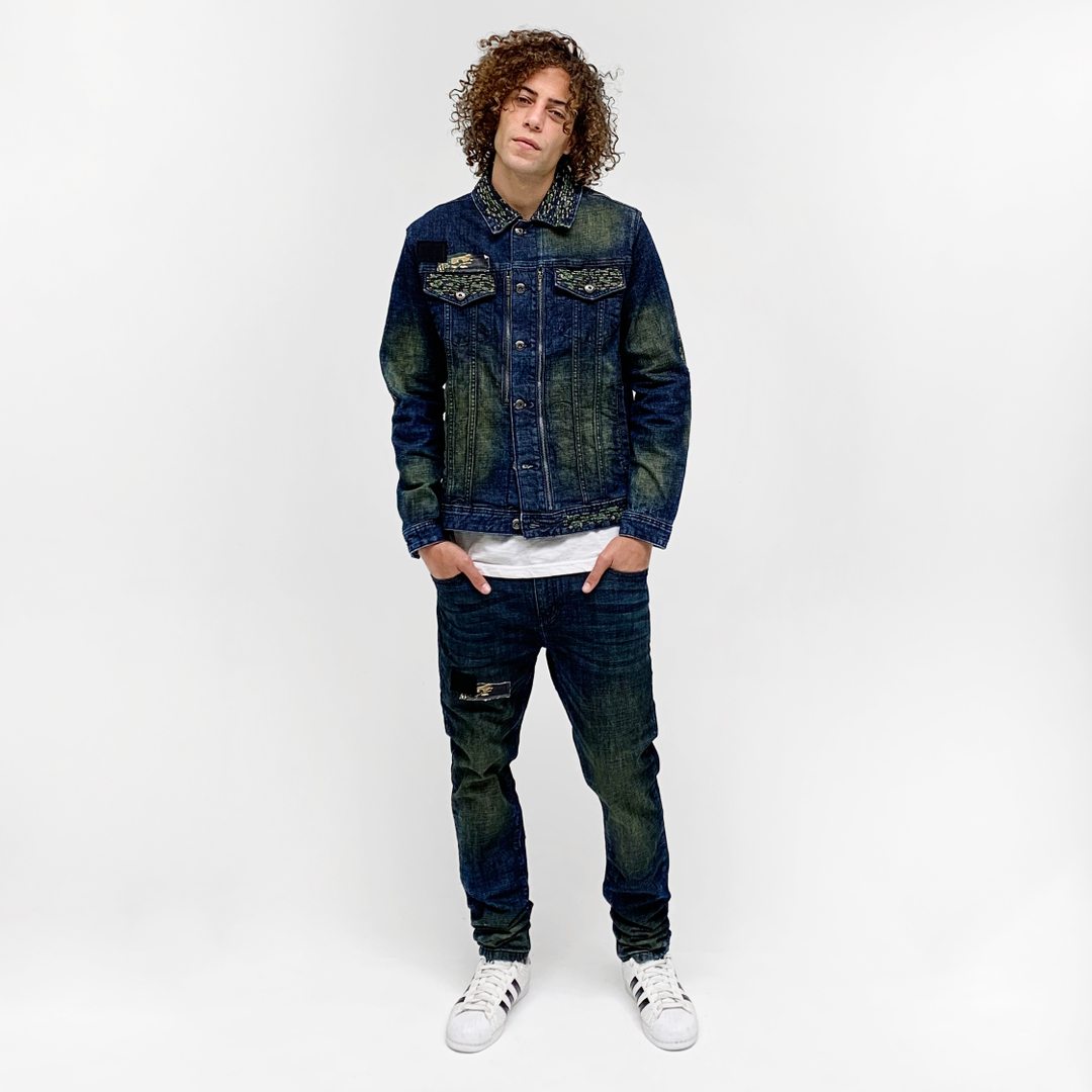 DrJays_com's tweet photo. Denim on denim - an everlasting trend like this Outdoors Denim Jacket and Wild One Denim Jean from #BornFly Clothing. https://t.co/G4iKcLM46q