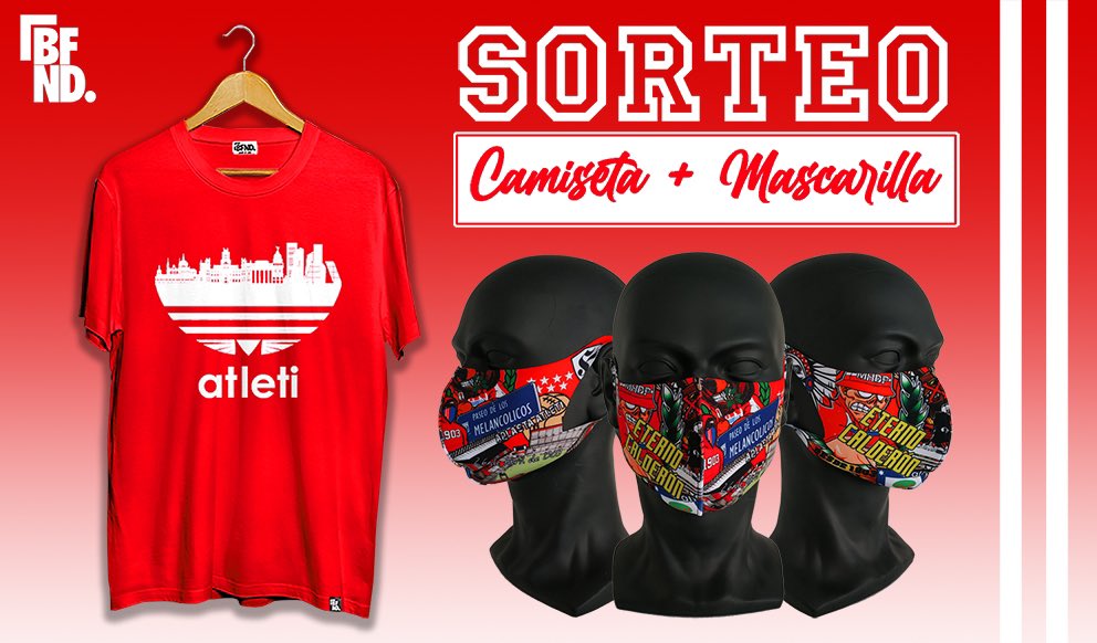 Todo_atleti's tweet photo. Átleticos, tenemos sorteo de los que molan😍

Participa y llévate esta pedazo de camiseta y mascarilla colchonera🔴⚪️
¿Qué hay que hacer?
Seguir a  
➡️@bufandea
+ 
➡️@Todo_atleti
 +
➡️RT a este Tweet
El ganador se anunciará el viernes 11/12/2020🔥 Suerte a tod@s💪 #AplastaAtleti https://t.co/A4oMfpwLkx