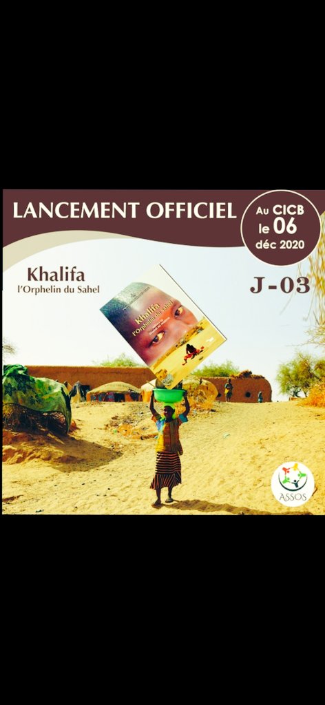 ESonghoy's tweet photo. Un livre qui parle du vécu d'un orphelin du Sahel. https://t.co/LrNkEdeotk