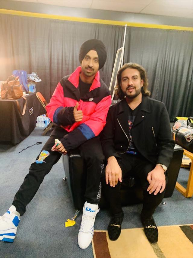 Here is #DiljitDosanjh with ISI agent Rehan Siddiqui . Search about Rehan Siddiqui on Google.