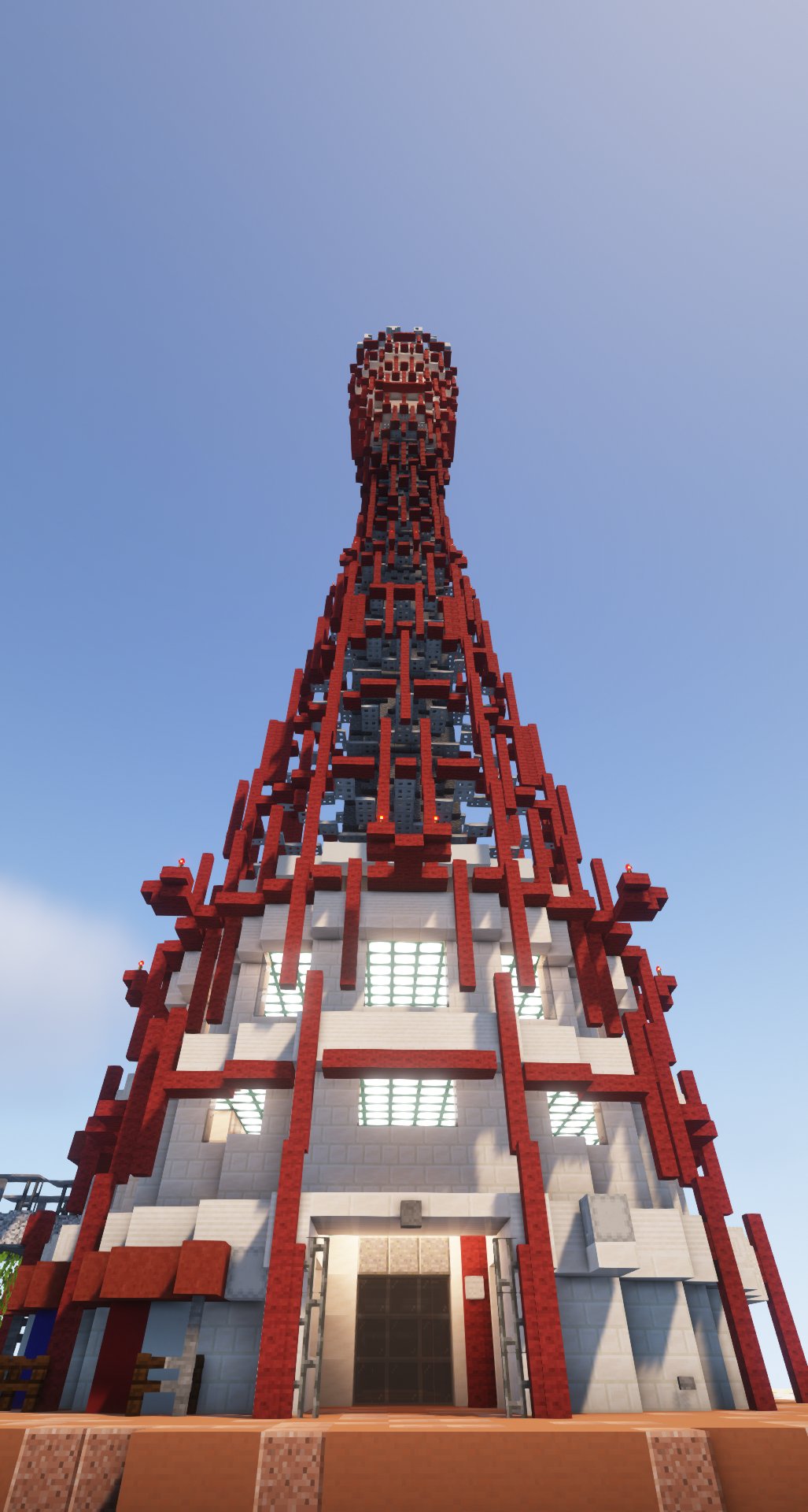 Siroiro255 神戸ポートタワー Minecraft Minecraft建築コミュ T Co Egimvq5voo Twitter