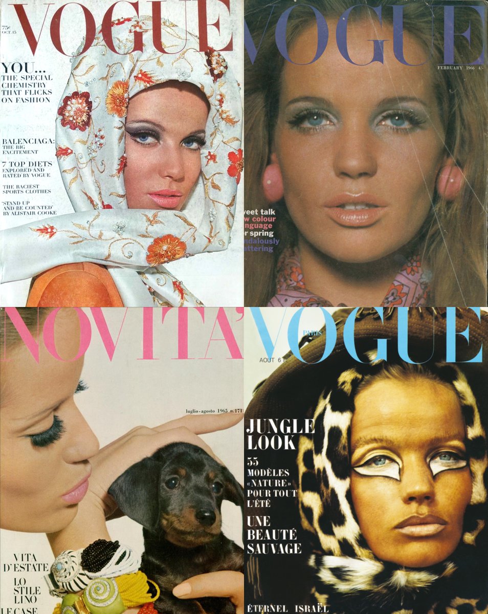 VERUSKAVogue US October 1964Vogue UK February 1966Vogue Italia July 1965Vogue Paris August 1968