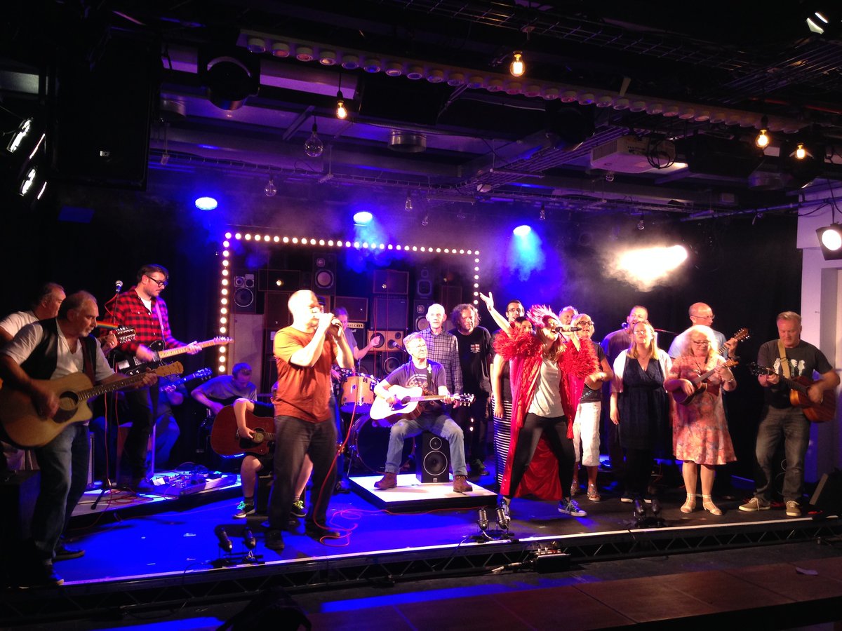 #4 The pure joy of  #PuttingTheBandBackTogether. A show that invited a new gang of people to join the house band every night. To all our house band members - those who came just once, those who kept coming back for more. You filled our hearts up!  #UnfoldingTheatreIs12