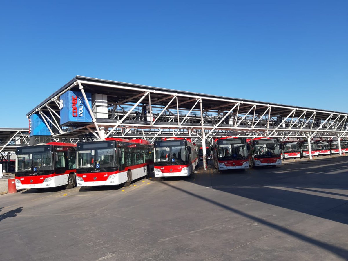DTPM on Twitter: "Celebramos la puesta en marcha uno de los principales  electroterminales del país y Latinoamérica. El 🔌🚍electroterminal el  Conquistador de Maipú, se abastece de energía limpia 🌿que permite la carga