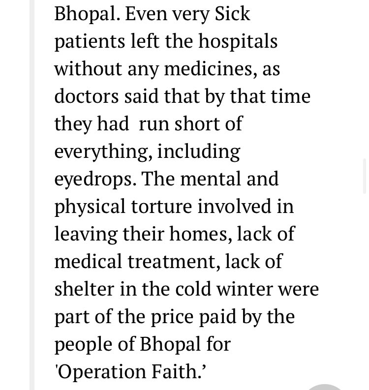 When ‘Operation Faith’ - a mass evacuation programme - was launched, ”it was the poor and incapacitated who faced the brunt of” the operation. As evident during the current pandemic, disasters exacerbate social inequities. 3/5