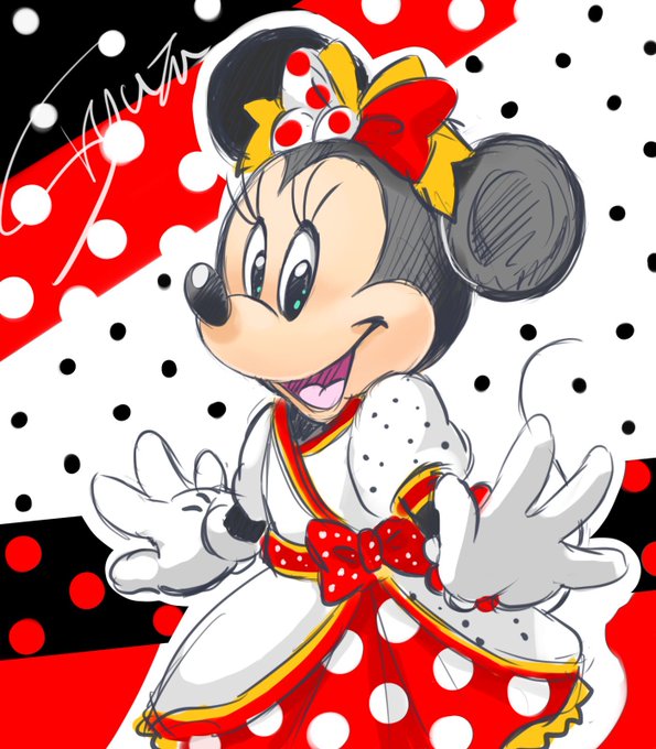 ミニーのtwitterイラスト検索結果