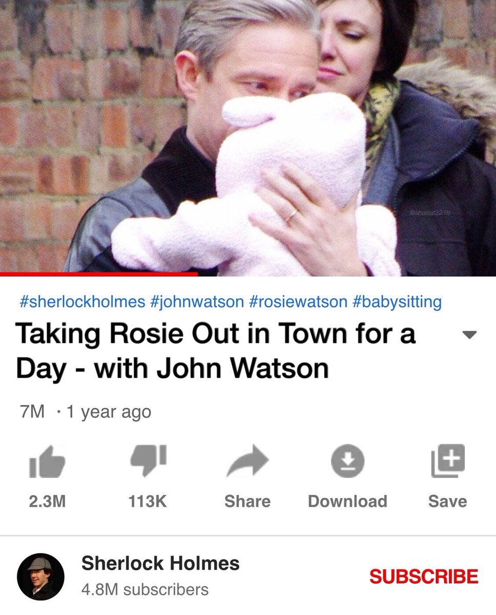 bbc sherlock characters as youtubers— a thread