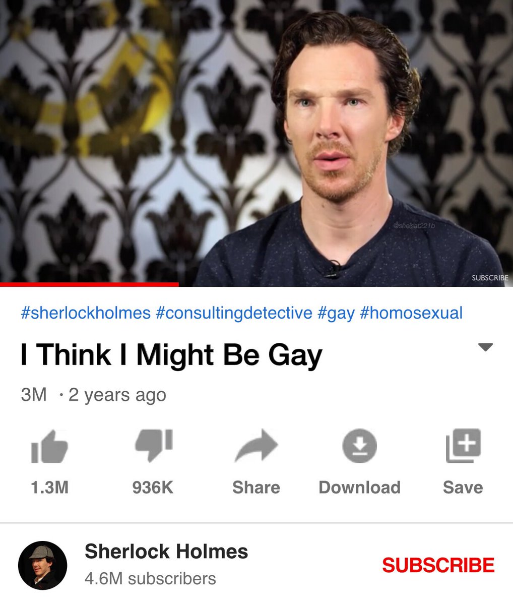 bbc sherlock characters as youtubers— a thread