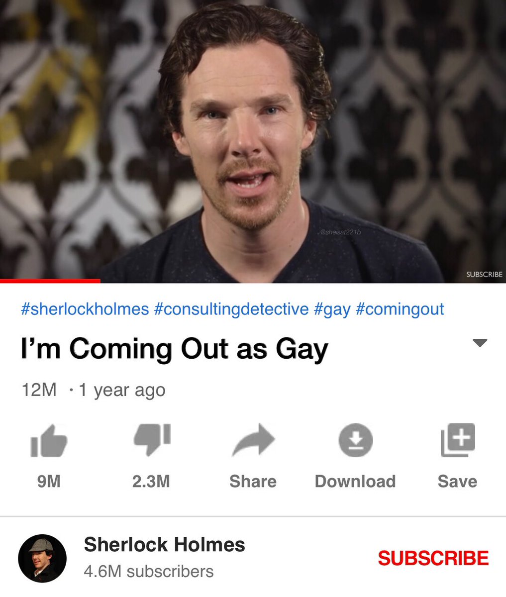 bbc sherlock characters as youtubers— a thread