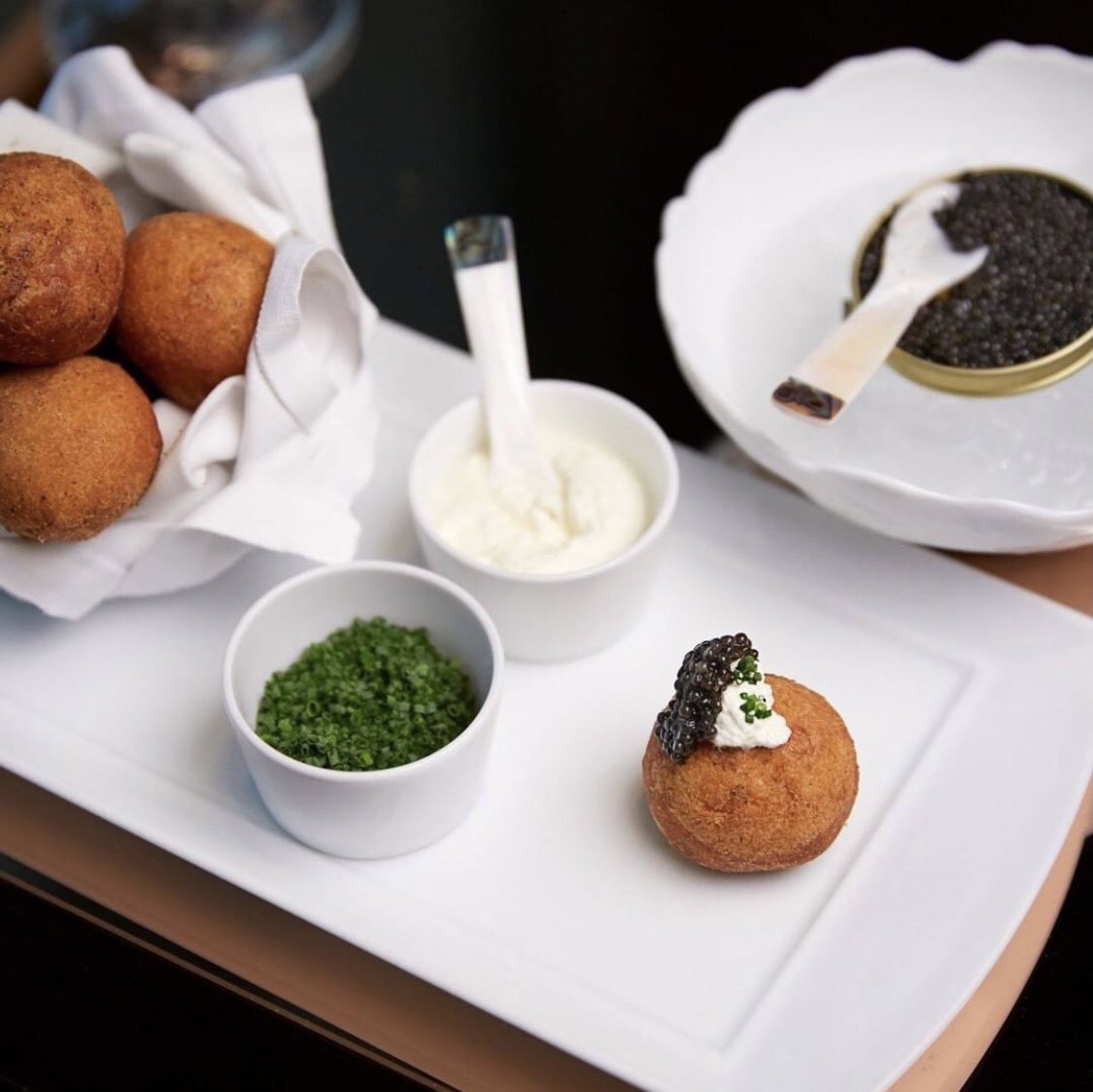 Exmoor Caviar (@exmoorcaviar) on Twitter photo This December CUT at 45 Park Lane reopens with a new menu by exec chef Jamie Shears. Celebrating local and sustainable ingredients from the UK. Highlights: Exmoor Caviar Cornish Salted Caviar, Sour Cream & Savoury Doughnuts.
<a href="/45ParkLaneUK/">45 Park Lane</a> <a href="/DC_LuxuryHotels/">DorchesterCollection</a> <a href="/jamieshears1/">jamie shears</a> This December CUT at 45 Park Lane reopens with a new menu by exec chef Jamie Shears. Celebrating local and sustainable ingredients from the UK. Highlights: Exmoor Caviar Cornish Salted Caviar, Sour Cream & Savoury Doughnuts.
<a href="/45ParkLaneUK/">45 Park Lane</a> <a href="/DC_LuxuryHotels/">DorchesterCollection</a> <a href="/jamieshears1/">jamie shears</a>