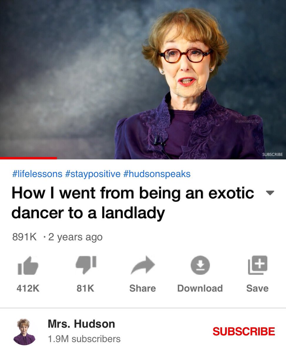 bbc sherlock characters as youtubers— a thread