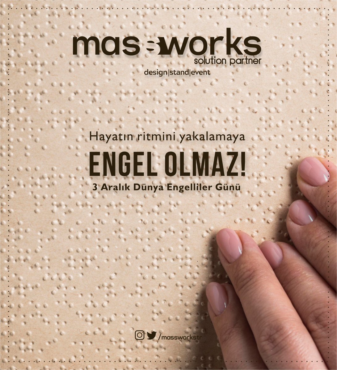 massworkstr's tweet image. Tüm engellere rağmen hayatta dimdik duran dünyanın en cesur ve güçlü insanları...
•
•
•
Dünya engelliler günü kutlu olsun...
•
•
•
#3aralıkdünyaengellilergünü #3aralık #dünyaengellilergünü #aramızdaengelyok