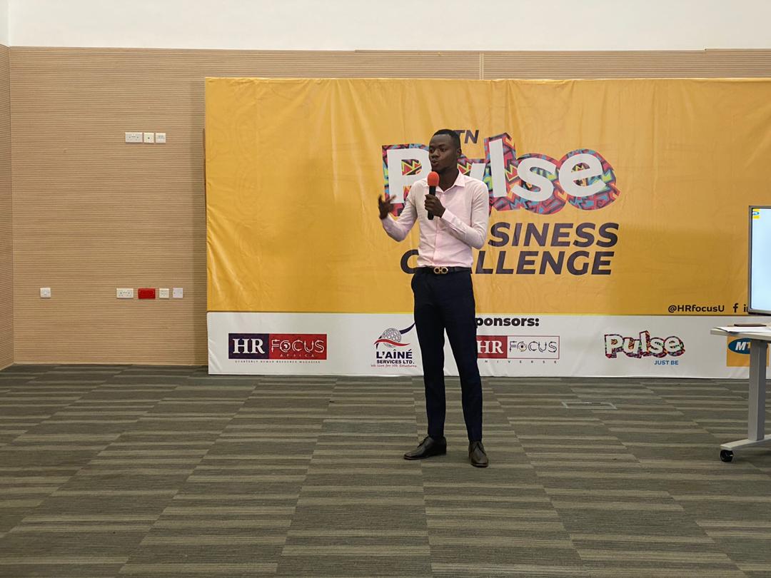 HRFocusU's tweet photo. Coming through with some sparks, we have @TheRealAlvah representing @UPSAGhana
#MTNPulseBusinessChallenge
#MTNPulse
#HRFBusinessChallenge https://t.co/BCjoTOgdIg