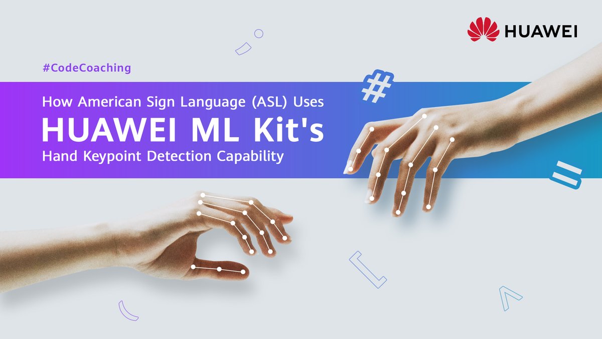 Huawei_devs's tweet photo. In today's #CodeCoaching, see how HUAWEI ML Kit’s Hand Keypoint Detection Capability lets you add translation between sign language and spoken languages into your app! 👉 https://t.co/2f5T8L8s3G
#HMSCore #HuaweiDevelopers https://t.co/l1sGOshUbC
