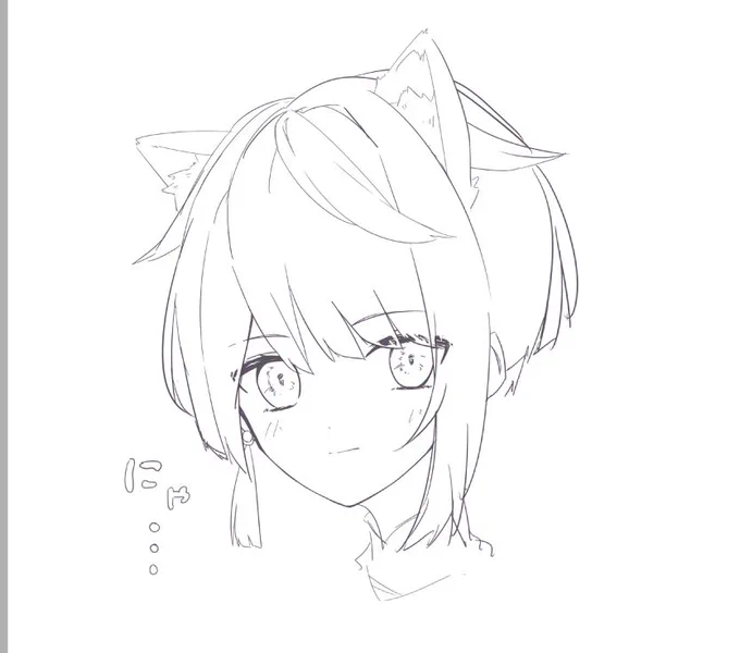 ねこあきくん顔だけ描きたいやつ 
