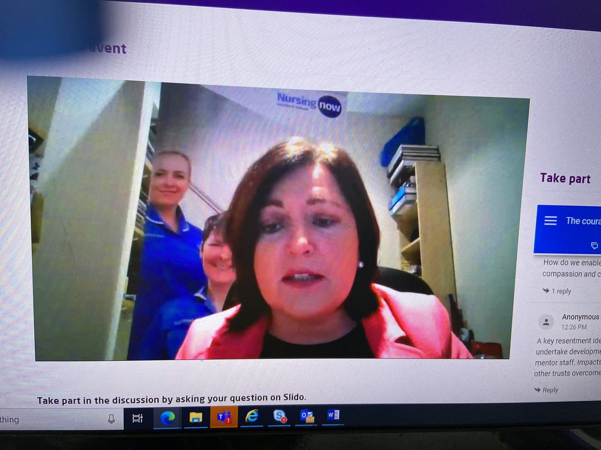 Mariejwills's tweet photo. Hearing how #ValuesBasedRecruitment is necessary in building a #Compassion based culture within nursing! Professor Charlotte McArdle @MHLD_SBUHB @TheKingsFund #KFOnline https://t.co/7CB66khqMf