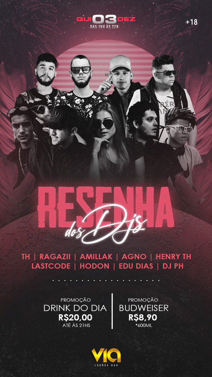JanainaMussuri's tweet photo. Quintou bb!! Cerveja gelada com os melhores DJS!! #vemprovia https://t.co/K2UzbxJG3X