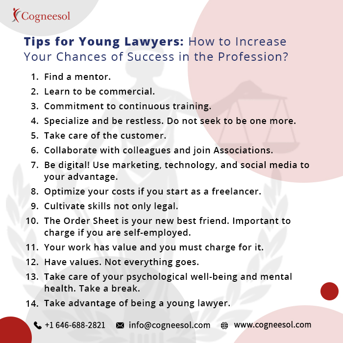 The #legal profession is wonderful if young #lawyers know how to succeed in work. We have shared tips for young lawyers who want to kick start their career growth.

#legalprofessions #attorneys #legalservices