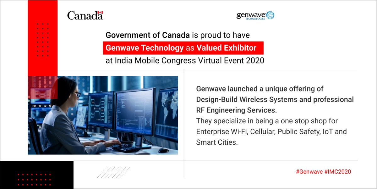 alkamalik7's tweet photo. Looking out for Design Build Wireless Systems and Professional RF Engineering Services. Connect with @genwaveTech
Register here to interact with Genwave Technology: https://t.co/jk4xRq732p
#GenwaveTechnology #Wirelessnetworks #GovernmentOfCanada #IndiaMobileCongress https://t.co/HVKPKImUkK