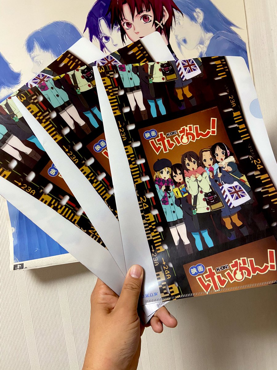 Hidaka در توییتر Wowowが配ってた 映画 けいおん クリアファイル 何故か家に余ってるんだよな