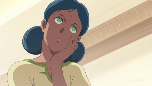 INDIANS: Female examples 1. Rakshata Crawla, Code Geass 2. Ralli Vincent, Gunsmith Cats (half-Indian)3. Janet Bhai, Black Lagoon 4. Lalah Sune, Gundam series