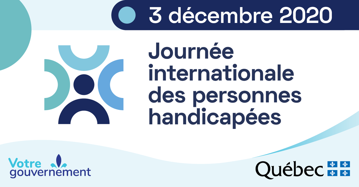 AgenceSat's tweet photo. Aujourd’hui 3 décembre 2020, l’Agence SAT est fière de souligner la Journée internationale des personnes handicapées.

Visiter le site de l’ophq afin d’en savoir plus!
https://t.co/zpwXyOZRlw

#JIPH
#Inclusion
#Accessibilitéuniverselle https://t.co/JTc8hA3BPa