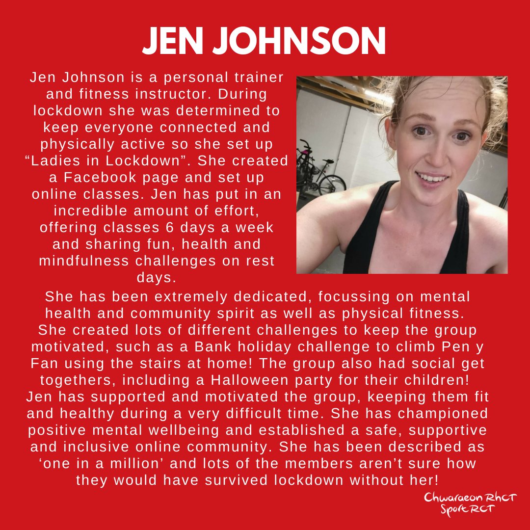 SportRCT's tweet photo. Time to celebrate another lockdown hero with our 12 Days of Christmas competition!

🎅🏼Winner number 3 is Jen Johnson!

🎄Jen is a fitness instructor that adapted quickly during lockdown

🎁Read all about the classes and support she provided to her "ladies in lockdown" group https://t.co/TThOwm1VCb