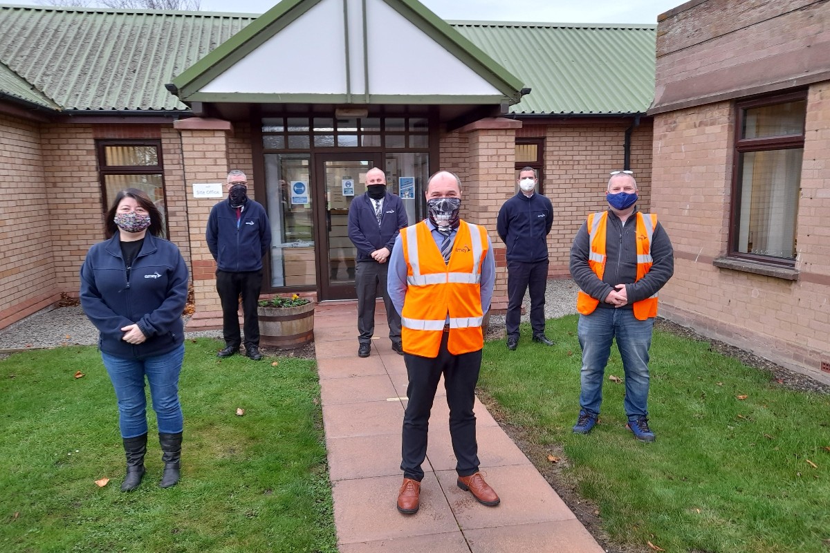 AmeyLtd's tweet photo. Six members of our team at Kinloss Barracks, Scotland, put their best foot forward recently when they undertook a gruelling step challenge to raise money for @SSAFA, and Keirans Legacy, a local hospice. Raising a total of £1,271, Well done team! #StrongerTogether https://t.co/ondYCrkX2Y